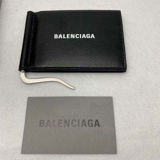 BALENCIAGA バレンシアガ マネークリップ 折り財布 ブラック