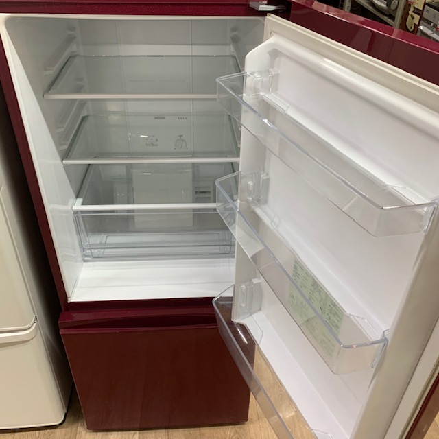 売上安い 引取歓迎愛知 AQUA 184L 冷蔵庫 AQR-18G(R) 2018年製 冷蔵庫