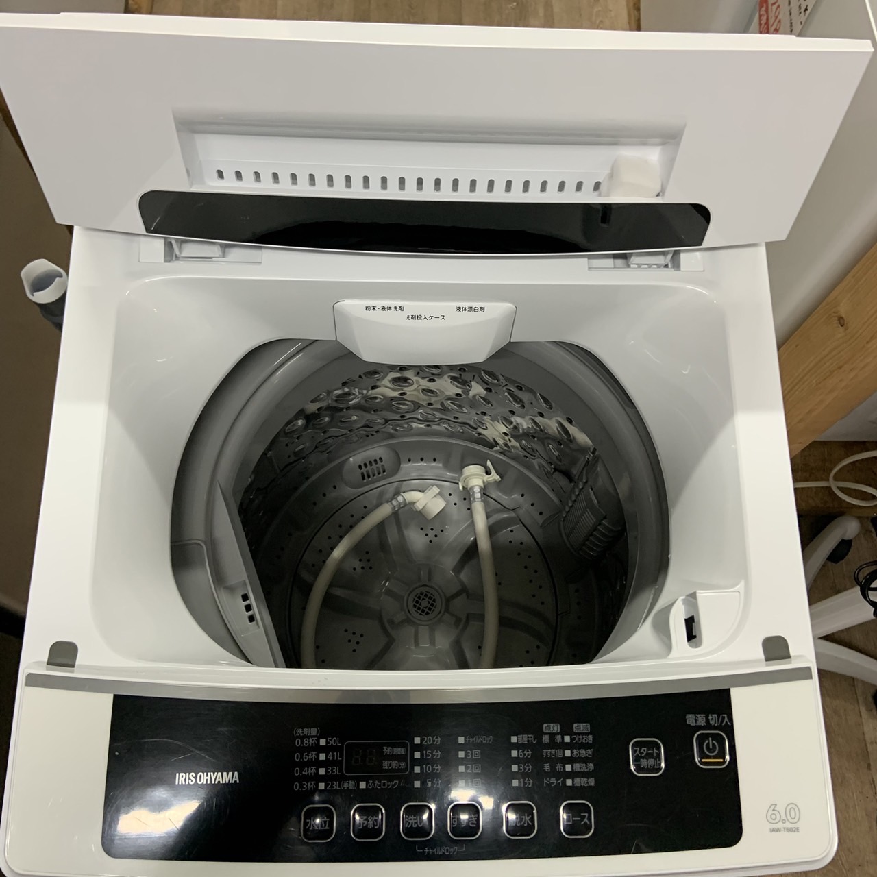2021年製 アイリスオーヤマ 全自動洗濯機 6.0kg IAW-T602E - トレンド 